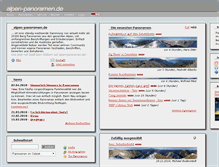 Tablet Screenshot of alpen-panoramen.de